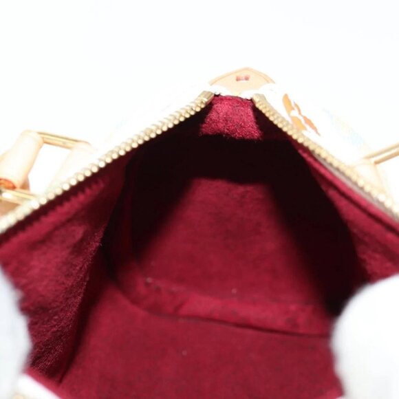 LOUIS VUITTON Monogram Multicolor Mini Speedy Hand Bag White M92645 Auth 143167A - Picture 12 of 16